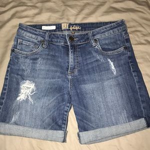 Distressed Boyfriend Shorts - Kut from the Kloth